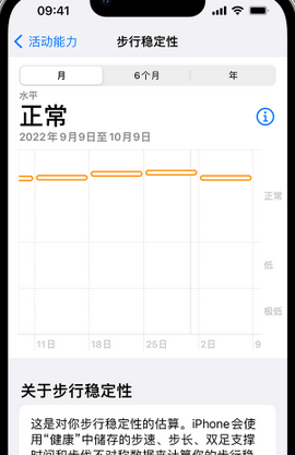 饶平iPhone手机维修如何在iPhone开启'步行稳定性通知'