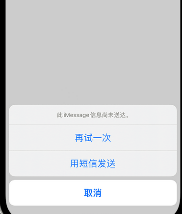 饶平apple维修iPhone上无法正常发送iMessage信息