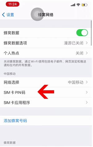 饶平苹果14维修网分享如何给iPhone14的SIM卡设置密码 