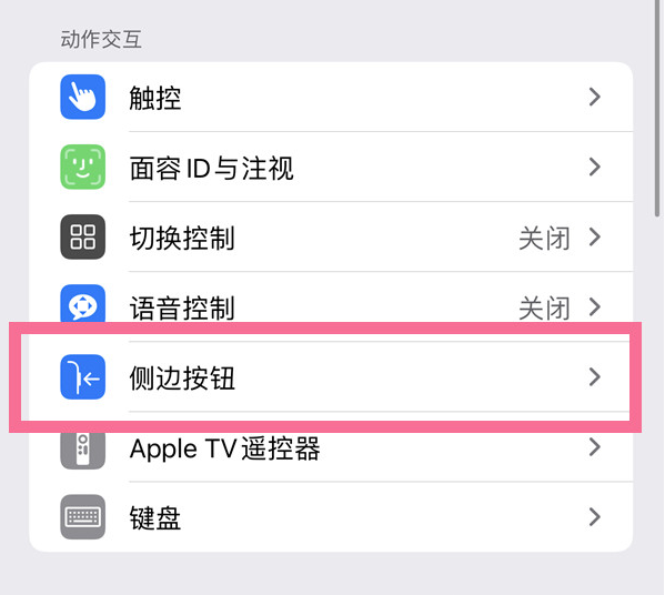 饶平苹果14维修店分享iPhone14 Plus侧键双击下载功能关闭方法 