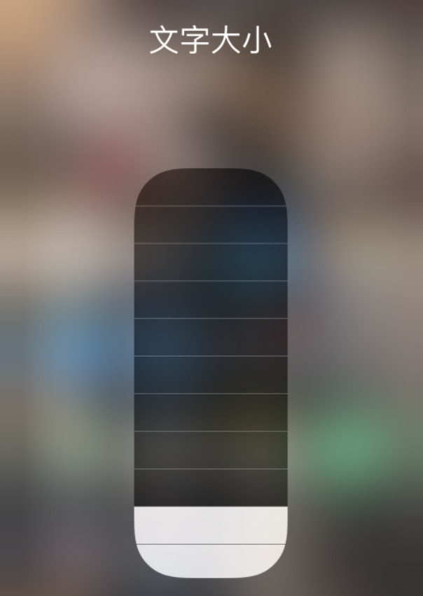 饶平苹果手机维修分享小技巧：在 iPhone 控制中心快速调节字体大小 